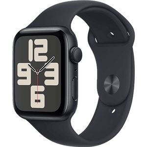 Apple Watch Se GPs 44 Mm Midnight Aluminium Kast Sport Band - M/l (mre93qf/a)