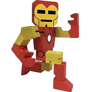 Houten Beeldje Wood Warriors - Iron Man