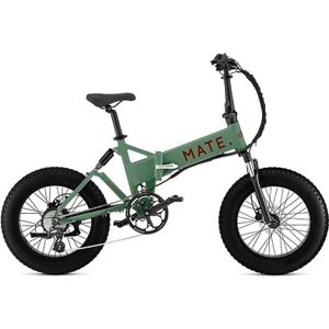 Mate.bike Vouwfiets X Dusty Army 250 W Groen (mvs-a-mat-x-dust)