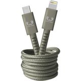 Fresh N Rebel Usb-c / Lightning-kabel 2 M Dried Green (2clc200dg)
