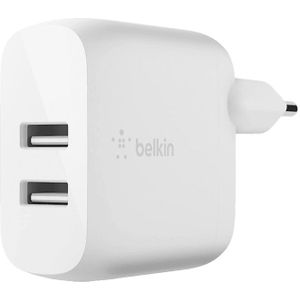Belkin Oplader 2 X Usb Boost↑charge™ + Lightning-kabel Wit (wcd001vf1mwh)