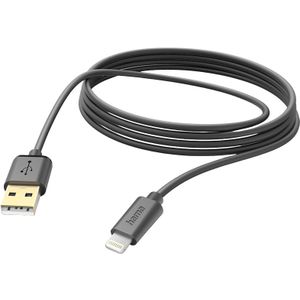 Hama Usb-kabel - Lightning 3 M Zwart (201582)