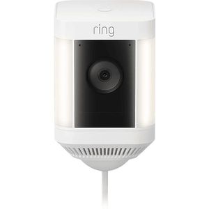 Ring Smart Beveiligingscamera Spotlight Cam Plus Plug-in Wit (8sh1s2-weu0)