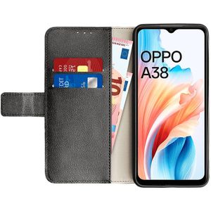 Just In Case Cover Oppo A38 Classic Wallet Zwart (324900)