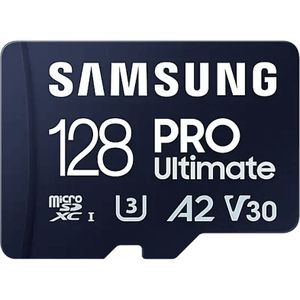 Samsung Geheugenkaart Microsd Pro Ultimate 128 Gb Met Sd-adapter (mb-my128sa/ww)