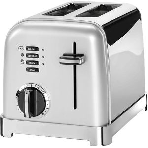 Cuisinart 2 Slice Toaster Broodrooster CPT160SE - Ontdooifunctie - Bagel functie - 6 standen - Zilver