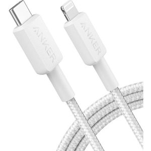 Anker Usb-c Naar Lightning Kabel 1.8 M Wit (a81b6g21)