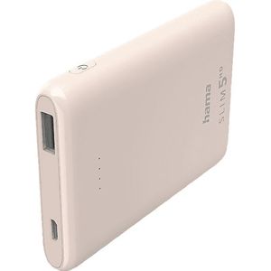 Hama Powerbank Slim 5hd 5000 Mah Roze (00201664)