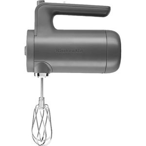 KitchenAid 5KHMB732EDG, Handmixer, Grijs, Kloppen, Mixen, 1,53 m, 2300 RPM, Bezig met opladen