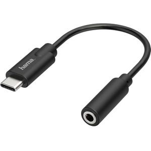 Hama USB 2.0 Adapter [1x USB-C stekker - 1x Jackplug female 3,5 mm]