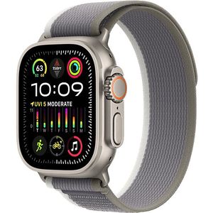 Apple Watch Ultra 2 GPs + Cellular 49 Mm Titanium Kast Green/grey Trail Loop - M/l (mrf43nf/a)