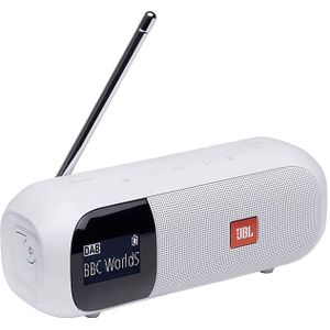 JBL Draagbare Radio Bluetooth Dab+ Tuner 2 Wit (jbltuner2wht)