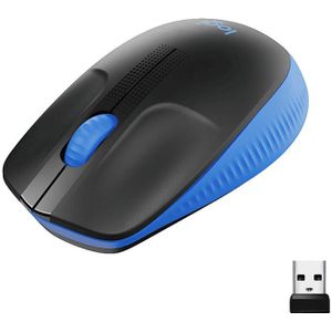 Logitech Draadloze Muis Full-size M190 Blue (910-005907)