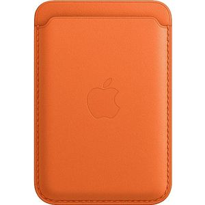 Apple Iphone Leather Wallet Orange (mppy3zm/a)