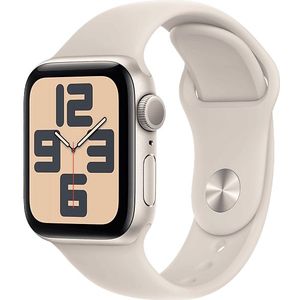 Apple Watch Se GPs 40 Mm Starlight Aluminium Kast Sport Band - M/l (mr9v3qf/a)