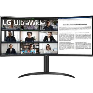 LG Monitor Ultrawide 34wr55qc-b.aeu - 34 Inch Uwqhd Va (vertical Alignment)