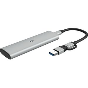 ISY Usb-c Behuizing Voor M.2 Nvme Ssd Harde Schijven (ise-1000-sv)