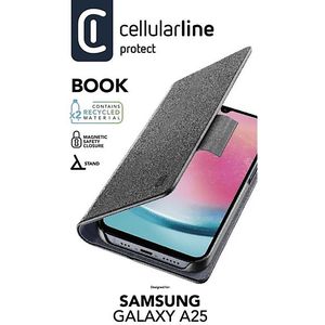 Cellularline Cover Galaxy A25 Book Zwart (book3gala255gk)