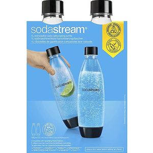 SodaStream Zekering flessen - Accessoires voor watersproeiers - Transparant - Zwart