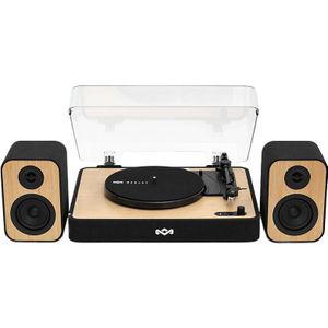 House Of Marley Revolution Platenspeler + 2 Speakers (em-jt304-sb) Platenspeler Meerkleurig