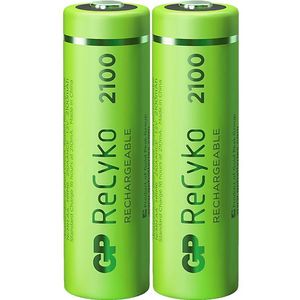 GP Batteries Herlaadbare Aa-batterijen Recyko 2100 Mah 2 Stuks (gp210aahce-2wb2)