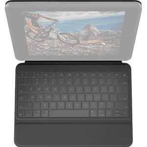 Logitech Cover Met Keyboard Rugged Folio Ipad 9/8/7 Gen. Azerty Zwart (920-009314)