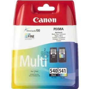 Canon Pg540 + Cl541 Multipack Zwart - Cyaan Geel Magenta