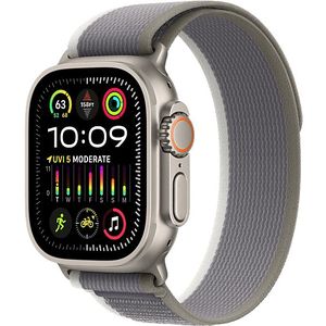 Apple Watch Ultra 2 GPs + Cellular 49 Mm Titanium Kast Green/grey Trail Loop - S/m (mrf33nf/a)