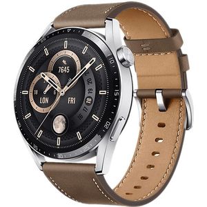 Huawei Smartwatch Watch Gt 3 46 Mm Stainless Steel Brown Leat (55028448)