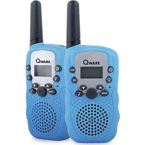 Qware - Walkie Talkie Set - Blauw