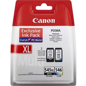 Canon Multipack 8286b010 Pg-545xl / Cl-546 Zwart-cyaan-magenta-geel (8286b010)