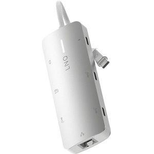 Linq Multiport Hub 8-in-1 Pro Usb-c 622720 Zilver