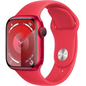 Apple Watch Series 9 GPs 41mm (product)red Aluminium Kast Sport Band - S/m (mrxg3qf/a)