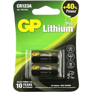 GP Batteries Cr123a Batterij Lithium 2 Pack (gpcr123a-2u2)
