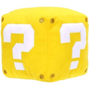 Plush Yellow Question Mark Block 20cm