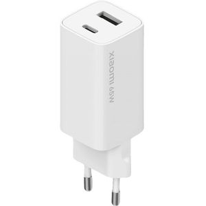 Xiaomi Usb-a / Usb-c Oplader 65 W Gan Eu Wit (36252)