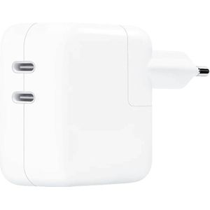 Apple Oplader 35 W 2 X Usb‑c Wit (mw2k3zm/a)