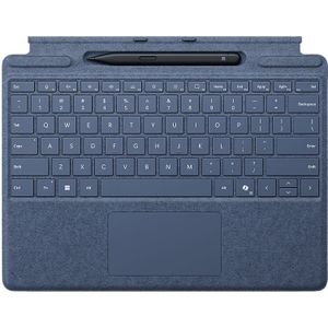 Microsoft Hoesje Microsoft Surface Pro Met Toetsenbord En Slim Pen Azerty Saffier (8x6-00196)