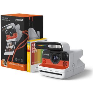 Polaroid Instant Camera Flip White + Color Film Bundle (8 Photos)