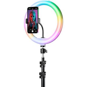 Cellularline Ringlicht 10" Selfie Ring Pro Led Rvb (selfieringpromultk)