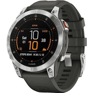 Garmin Smartwatch Epix 2 47 Mm Slate Silver (010-02582-01)