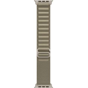 Apple Armband Voor Apple Watch 49 Mm Olive Alpine Loop M (mt5u3zm/a)