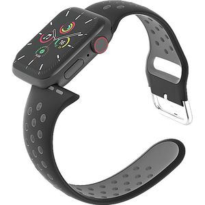 ISY Siliconen Armband Apple Watch 42 / 45 Mm Zwart (2v126419)