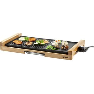 Domo DO8311TP - Bakplaat - Teppanyaki grill - Bamboe - 60 cm