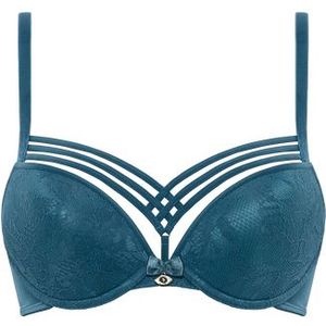dame de paris push up bh | wired padded lagoon blue