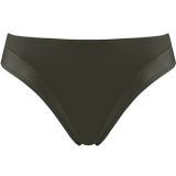 cache coeur 5 cm bikini slip |  seaweed green