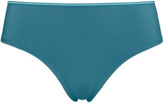 dame de paris 8 cm brazilian slip |  petrol and light blue