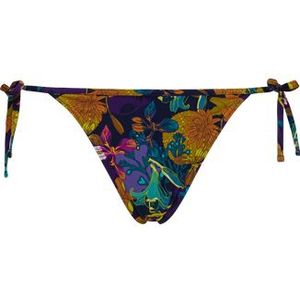 acapulco tie and bow bikini tanga |  petunia purple