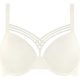 dame de paris plunge bh | wired padded ivory