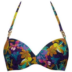 acapulco push up bikini top | wired padded petunia purple